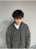 チリつかないツイストパーマ