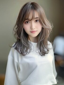 アルトリスト(Altruist Aging×HAIR&SPA) ★ダークアッシュ大人ガーリーボブ着物ミディアムレイヤーカット