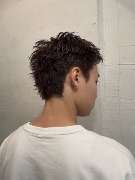 ビーバイエイトジェンツ(Bee by EIGHT GENTS) ブルーブラック/スペインカール/スパイキーショート/心斎橋