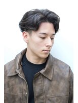 モリゲン フェローシップ レグ(MORIGEN fellowship REGU)&nbsp;メンズカット韓国マッシュニュアンスパーマセンターパート0406