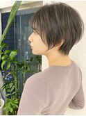 【三ツ木一生】ゆったりとしたショートボブ　黒髪