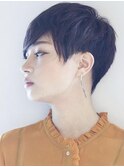 刈り上げショート韓国マッシュサイドバング本厚木20代～50代