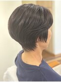 ローレイヤーのショートボブ