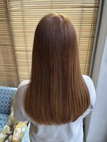 オーガニック リブ 川越(organic+live)&nbsp;ロングブリーチなし◎小顔秋色ヘーゼルベージュ