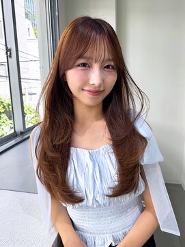 アンジェリカラボ(ANGELICA LABO) ANGELICA 前髪カット レイヤーカット ミルキーベージュ