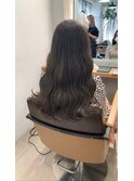 Lomalia表参道ケアカラーナチュラルグレージュロング