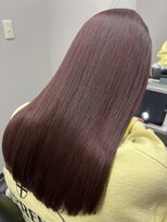 ピリオド 松阪(Period.) ブリーチなしボルドーカラー【髪質改善Period. 松阪 美容室】