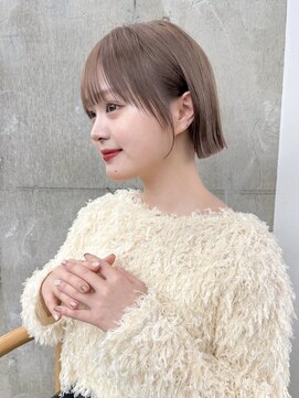 ガーデン 渋谷(GARDEN) 小顔大人ボブ暗めカラーミディアムデザインカラー