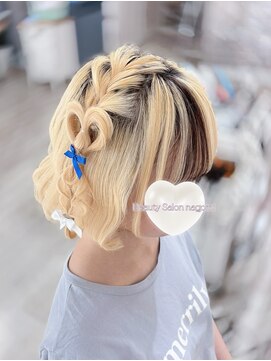 ヘアセット専門店 ナゴミ 池袋店(nagomi) ハート編みたらし