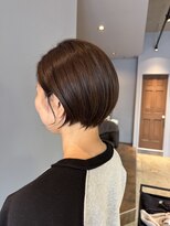 フープ 川越(hoop)&nbsp;乾かすだけでまとまる骨格に合わせた丸みショート/ボブ/白髪染め