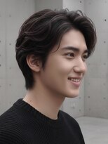 トゥルートラスト オムオム 甲府和戸(True Trust HOMME HOMME)&nbsp;メンズ センターパート×ニュアンスパーマ