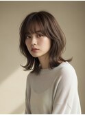 【mii岡崎】透け感ナチュラルレイヤー