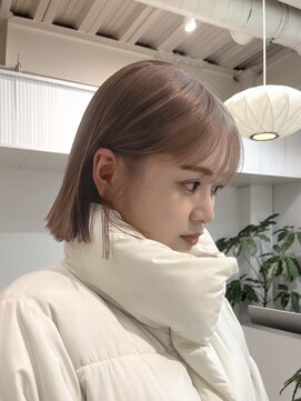 ミーム 原宿 表参道(meme) ☆ハイトーンブリーチミルクティーカラーホワイトベージュカラー