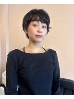 スイ チトセ(suiii chitose)&nbsp;くせ毛風パーマ×マッシュショート【千歳美容室】
