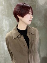 スペック(spec)&nbsp;ワインレッド×ハンサムショート