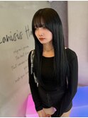 黒髪大人ロング