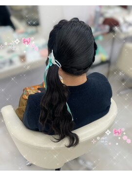 アイトーキョーエス 渋谷(AI TOKYO S) サイドポニーテール/サイドポニー/ヘアメ/渋谷ヘアメ/