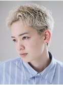 ハイトーンスパイキー/スパイキーショート/メンズブリーチ