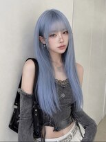 ミラク 町田(MIRAC) アイスブルー × 最高級シールエクステ/韓国ヘア/レイヤーカット