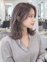 モト 船橋(moto)&nbsp;ラベンダーグレージュ外ハネミディ