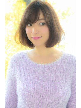 アリー 原宿 表参道(ALLY) [ALLY阿部]人気のグレージュ×ナチュラルロブ２