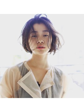 ヘアー アイス ルーチェ(HAIR ICI LUCE) ボブ 切りっぱなし ゆるふわ 可愛い ナチュラル