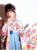 【高田馬場/aoba】卒業式　袴　着付け　へアセット　メイク