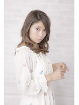 ルルディ バイ アフロディーテ銀座(luludi by APHRODITE)&nbsp;グレージュカラー/斜めバング/シルキーベージュ/銀座/髪質改善