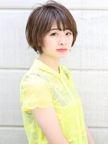 ショートボブ髪型【30代40代50代】ストレートパーマ黒髪アッシュ