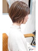 大人可愛いマッシュショートボブウルフカット◎30代40代50代前髪
