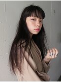 エアストレート/シースルー前髪/こなれヘア/表参道/南青山