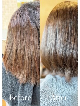 アークスヘアー 大人可愛いミルクティベージュオルチャンヘアハイトーン