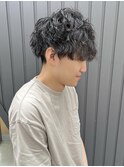 men's perm style