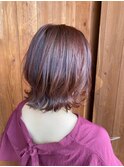 大人くびれミディアムヘア×ピンクカラー◎20代30代40代50代