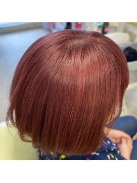 ビューティーサロン クレマン(Beauty salon a.cr'emant.) ブリーチ２回☆カシス系ピンク