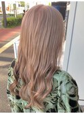 『milk tea beige』デザインカラー×ブリーチカラー