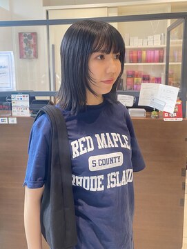 バサ 江古田店(BASSA) 顔まわりウルフのボブ