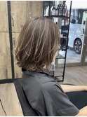 ハイライトカラーケアブリーチレイヤーカットくびれヘアカット