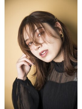 プライズ 表参道原宿店(prize) 韓国レイヤーくびれヘア小顔ショコラブラウンベージュ原宿表参道