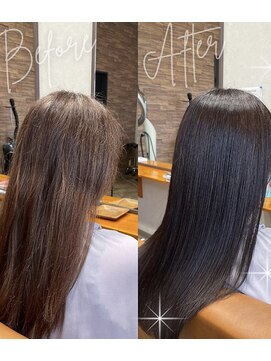 ルスリー 登米店(Lsurii) 髪質改善カラー