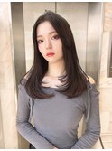 【lilley 稲永麻衣】レイヤーカット+髪質改善+顔まわり+韓国ヘア