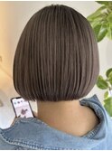 ハイライトカラーグレージュベージュケアブリーチダブルカラー