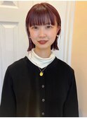 耳かけbob×pink brown