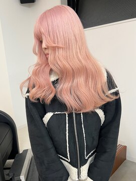 リヴ ウメダ(LIV umeda) ピンクベージュ/ブリーチ/ダブルカラー【梅田】