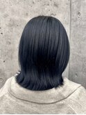 ブリーチありブルーブラックカラー