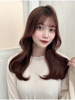 フォルテステラ(FORTE STELLA)&nbsp;顔型別ヘアスタイル特集/チェリーブラウン/デジタルパーマ