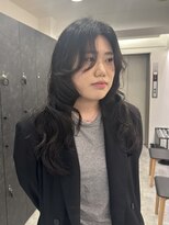 レイヤーカット/ロングレイヤー/暗髪