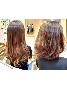 髪のダメージを気にせず、理想のスタイルを手に入れませんか？オシャレで上品なパーマがここに！