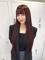 アイユー(ii+U) チェリーレッド × ワイドバング　
