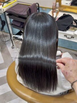 ロンドアベニール 北千住(Lond avenir) 暗めカラー/ボブ顔周り/前髪/レイヤー/髪質改善/縮毛矯正/北千住